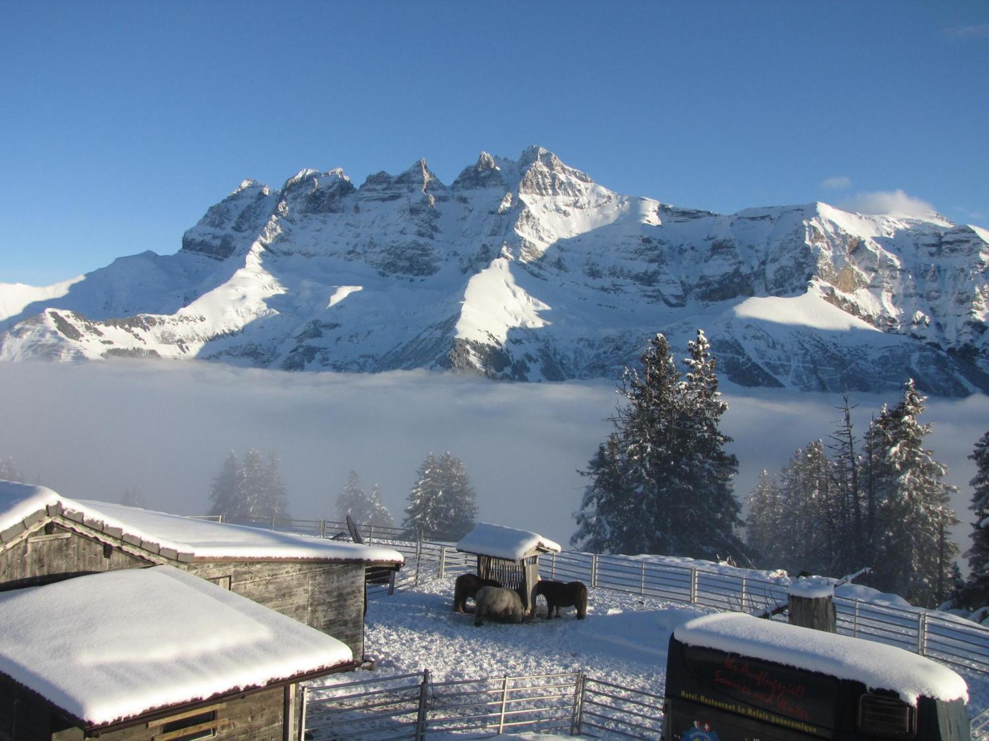 Hotel-Restaurant Le Relais Panoramique Les Crosets Luaran gambar